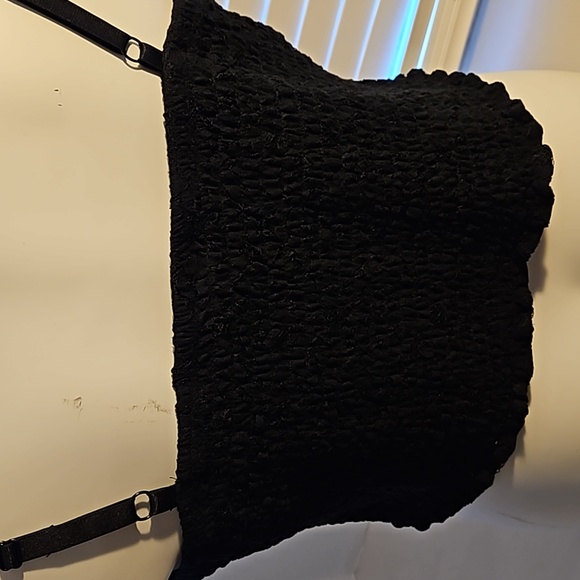 Torrid Black Lace Square Neck Crop Top - Picture 4 of 9